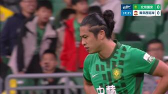 国安1-0送西海岸两连败 张玉宁头球制胜法比奥伤退 国安14轮不败